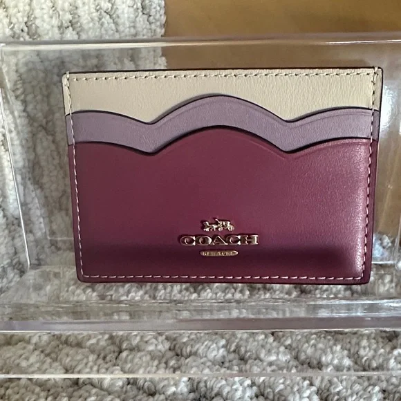 Coach Slim Petal Card Case - Picture 1 of 7